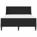 Cadru de pat cu saltea Pe perete 2 pcs Negru Catifea - WALTI WALTI