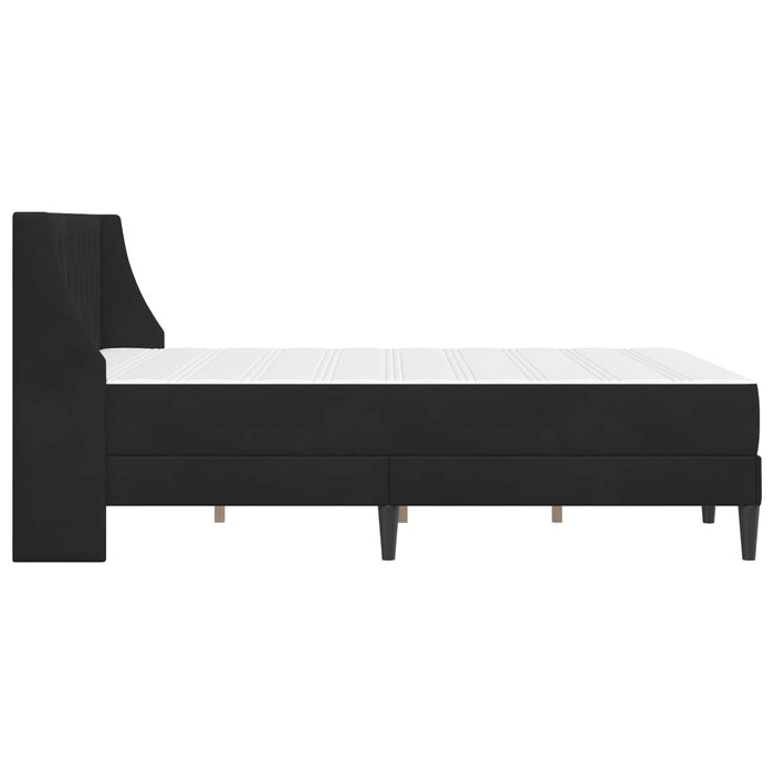 Cadru de pat cu saltea Pe perete 2 pcs Negru Catifea - WALTI WALTI