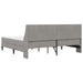 Cadru de pat cu saltea Pe perete 2 pcs Gri deschis Catifea - WALTI WALTI