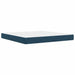 Cadru de pat cu saltea Pe perete 2 pcs albastru Catifea - WALTI WALTI