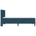 Cadru de pat cu saltea cu headboard 2 pcs albastru Catifea - WALTI WALTI