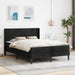 Cadru de pat cu saltea cu headboard 2 pcs Negru Catifea - WALTI WALTI