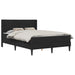 Cadru de pat cu saltea cu headboard 2 pcs Negru Catifea - WALTI WALTI