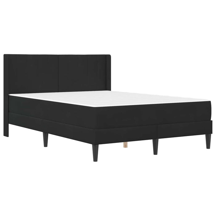 Cadru de pat cu saltea cu headboard 2 pcs Negru Catifea - WALTI WALTI