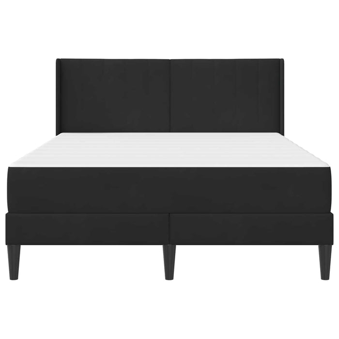 Cadru de pat cu saltea cu headboard 2 pcs Negru Catifea - WALTI WALTI