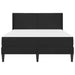 Cadru de pat cu saltea cu headboard 2 pcs Negru Catifea - WALTI WALTI
