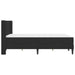 Cadru de pat cu saltea cu headboard 2 pcs Negru Catifea - WALTI WALTI