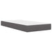 Cadru de pat cu saltea Gri 90 x 190 cm Piele artificială - WALTI WALTI