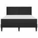 Cadru de pat cu saltea Negru 120 x 190 cm Piele artificială - WALTI WALTI