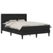 Cadru de pat cu saltea Negru 120 x 190 cm Piele artificială - WALTI WALTI