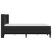 Cadru de pat cu saltea Negru 120 x 190 cm Piele artificială - WALTI WALTI