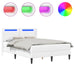 Cadru de pat cu saltea Alb 120 x 190 cm Piele artificială - WALTI WALTI