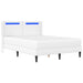 Cadru de pat cu saltea Alb 120 x 190 cm Piele artificială - WALTI WALTI