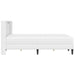 Cadru de pat cu saltea Alb 120 x 190 cm Piele artificială - WALTI WALTI