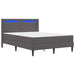 Cadru de pat cu saltea Gri 120 x 200 cm Piele artificială - WALTI WALTI