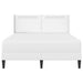 Cadru de pat cu saltea Alb 140 x 200 cm Piele artificială - WALTI WALTI