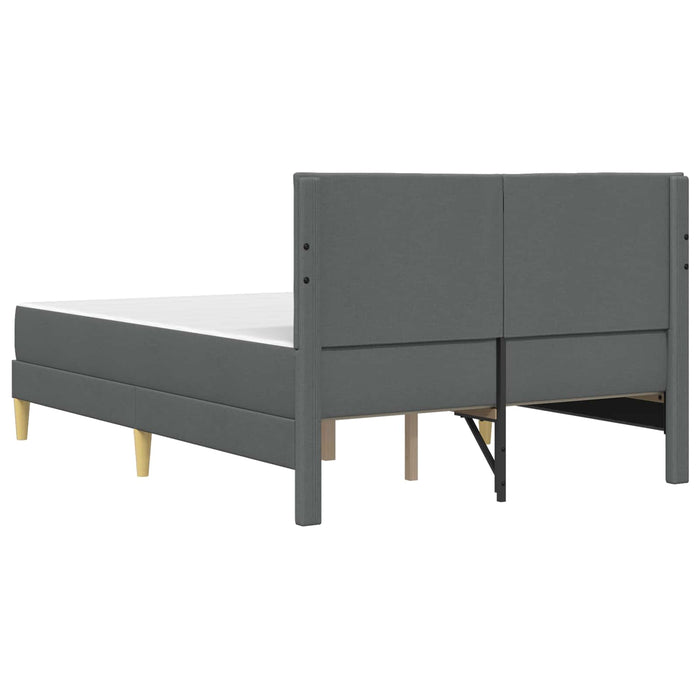 Cadru de pat Gri închis 120 x 190 cm Poliester - WALTI WALTI