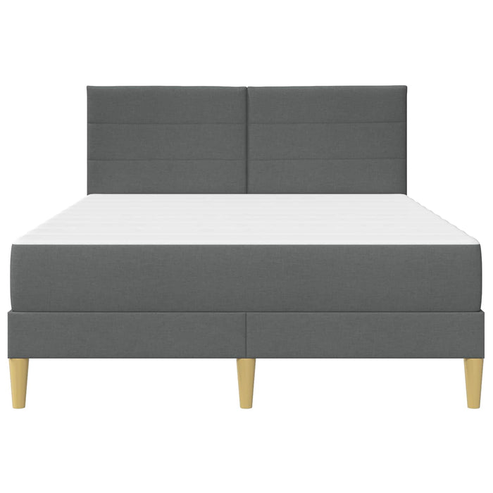 Cadru de pat Gri închis 140 x 200 cm Poliester - WALTI WALTI