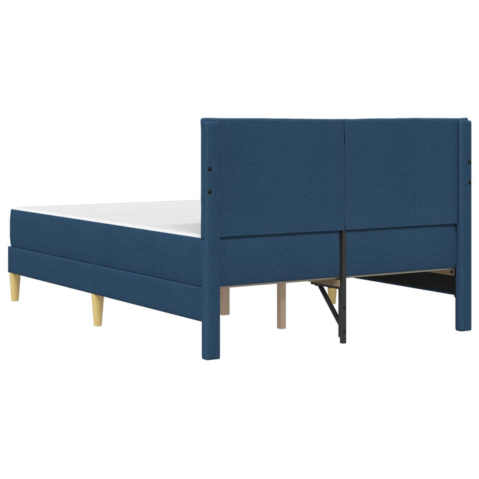 Cadru de pat albastru 160 x 200 cm Poliester - WALTI WALTI