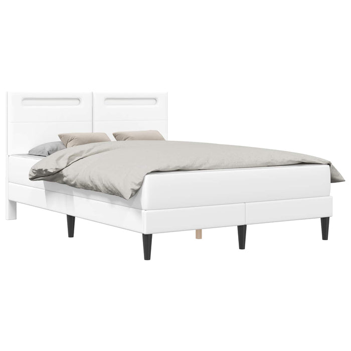 Cadru de pat cu benzi LED cu headboard 2 pcs Piele artificială - WALTI WALTI