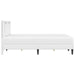Cadru de pat cu benzi LED cu headboard 2 pcs Piele artificială - WALTI WALTI