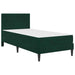 Cadru de pat cu saltea Verde închis 90 x 190 cm Catifea - WALTI WALTI