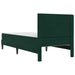 Cadru de pat cu saltea Verde închis 90 x 190 cm Catifea - WALTI WALTI