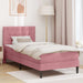 Cadru de pat cu saltea cu headboard Roz 90 x 200 cm Catifea - WALTI WALTI