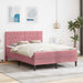 Cadru de pat cu saltea vidaXL Roz Roz 120 x 190 cm Catifea - WALTI WALTI