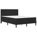 Cadru de pat cu saltea vidaXL Negru Negru 120 x 190 cm Catifea - WALTI WALTI