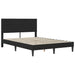 Cadru de pat cu saltea vidaXL Negru Negru 120 x 190 cm Catifea - WALTI WALTI