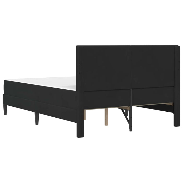 Cadru de pat cu saltea vidaXL Negru Negru 120 x 190 cm Catifea - WALTI WALTI