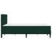 Cadru de pat cu saltea Verde închis 140 x 190 cm Catifea - WALTI WALTI