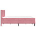 Cadru de pat cu saltea cu headboard Roz 140 x 200 cm Catifea - WALTI WALTI