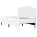 Cadru de pat cu headboard Alb 90 x 190 cm Piele artificială - WALTI WALTI