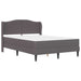 Cadru de pat cu headboard Gri 140 x 190 cm Piele artificială - WALTI WALTI