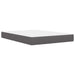 Cadru de pat cu headboard Gri 140 x 190 cm Piele artificială - WALTI WALTI