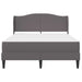 Cadru de pat cu headboard Gri 140 x 190 cm Piele artificială - WALTI WALTI