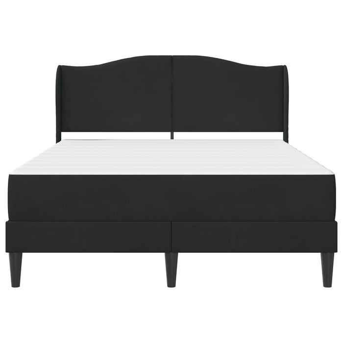 Cadru de pat cu headboard 2 pcs Negru 120 x 190 cm Catifea - WALTI WALTI