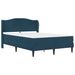 Cadru de pat cu headboard 2 pcs albastru 120 x 190 cm Catifea - WALTI WALTI