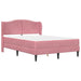 Cadru de pat cu headboard Roz 140 x 200 cm Catifea - WALTI WALTI