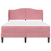 Cadru de pat cu headboard Roz 140 x 200 cm Catifea - WALTI WALTI