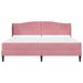 Cadru de pat cu headboard Roz 180 x 200 cm Catifea - WALTI WALTI