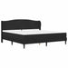 Cadru de pat cu headboard Negru 200 x 200 cm Catifea - WALTI WALTI