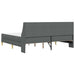 Cadru de pat cu saltea Pe perete 2 pcs Gri închis țesătură - WALTI WALTI