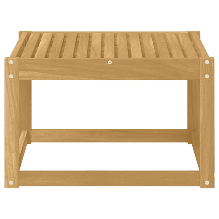 Masă de exterior Lemn Solid de Acacia Alb 59 x 59 x 37 cm - WALTI WALTI