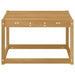 Masă de exterior Lemn Solid de Acacia Alb 59 x 59 x 37 cm - WALTI WALTI