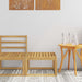 Hocker de Exterior Lemn Solid de Acacia Alb 59 x 59 x 37 cm - WALTI WALTI