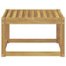 Hocker de Exterior Lemn Solid de Acacia Alb 59 x 59 x 37 cm - WALTI WALTI
