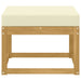 Hocker de Exterior Lemn Solid de Acacia Alb - WALTI WALTI